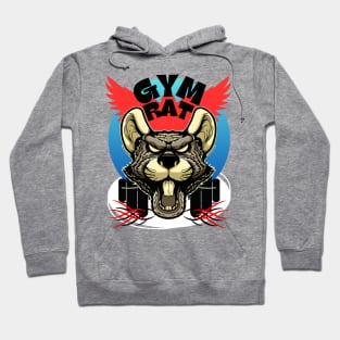 New Gym Rat Bodybuilding animal spirit power motivation Hoodie